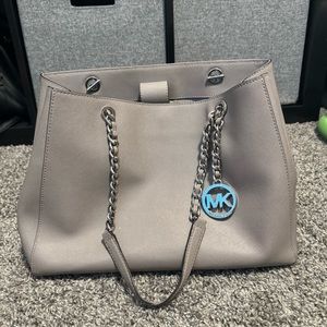 Michael Kors large shoulder bag with chain handles